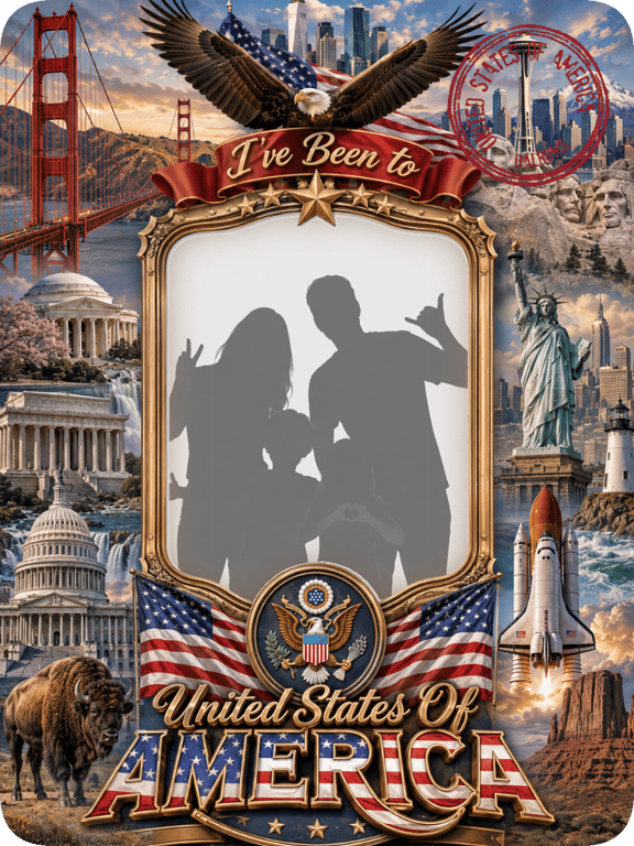 United States travel magnet