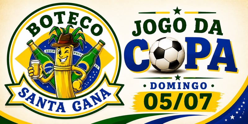Boteco Santa Cana - Jogo da Copa-  05/07