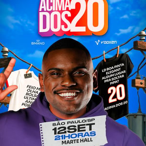 ACIMA DOS 20 - LD EM SÃO PAULO -