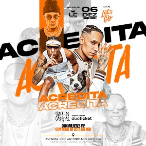 ACREDITA, SÃO CARLOS!