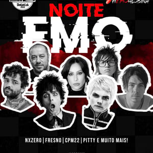 Noite Emo com banda Hemoglobina