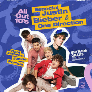 ALL OUT 10'S: ESPECIAL JUSTIN BIEBER & ONE DIRECTION