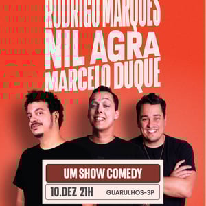 RODRIGO MARQUES, NIL AGRA E MARCELO DUQUE EM GUARULHOS