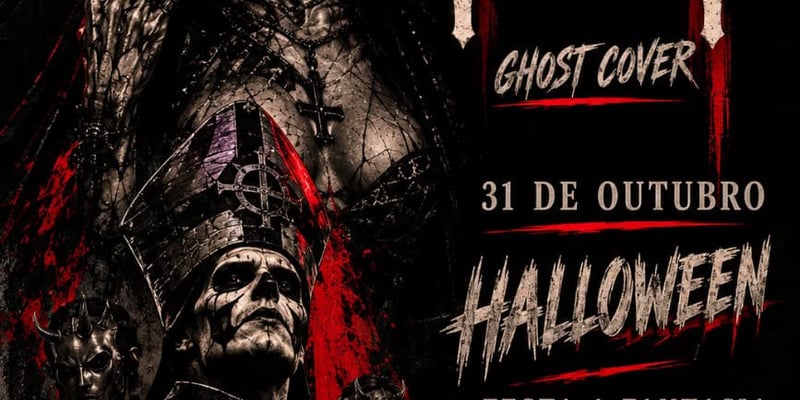 Especial de halloween com Nun ghost cover