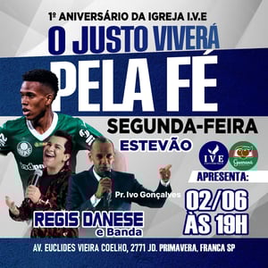 1 aniversario igreja Visão do Evangelho 02/06