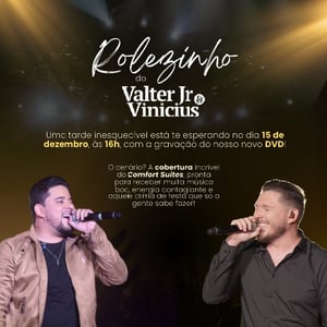 Gravação DVD Valter Jr e Vinicius