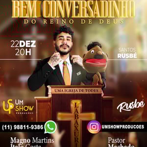 MAGNO MARTINS E PASTOR MACHADO EM SANTOS