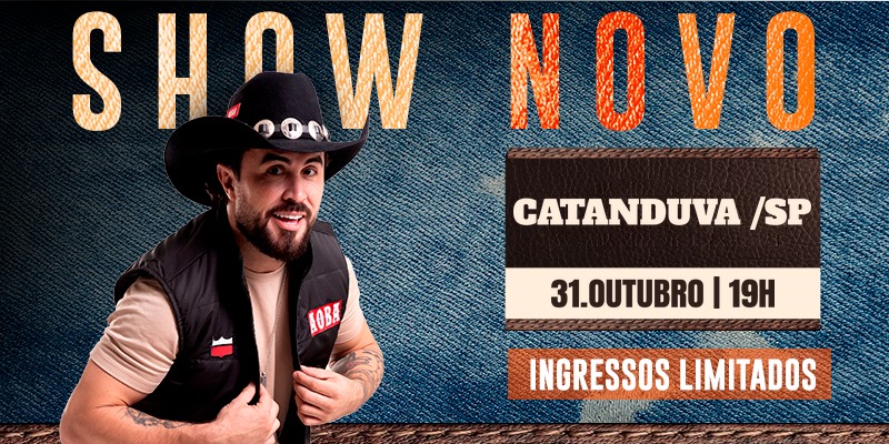 MARCUS CIRILLO em CATANDUVA - SP (SHOW NOVO)