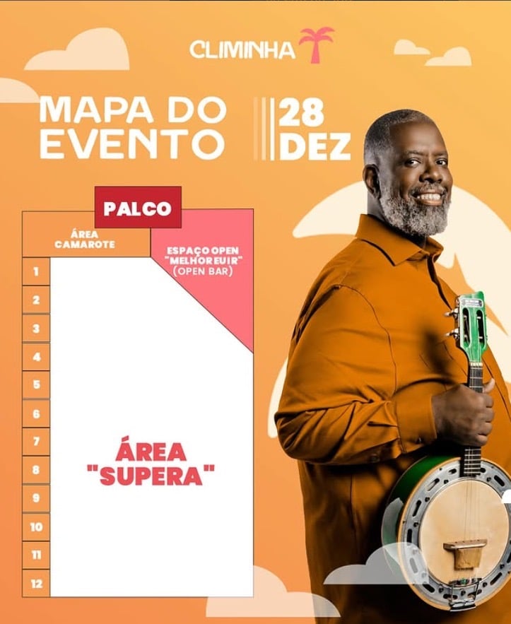 Mapa do evento