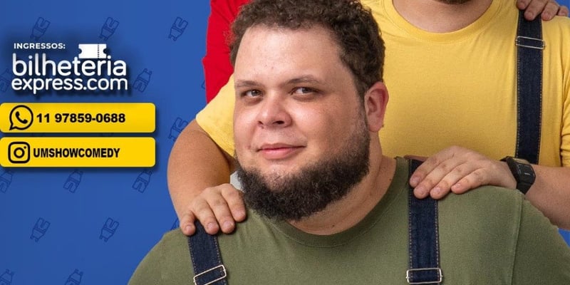 ESTEVAM NABOTE, VICTOR AHMAR E VINI MAGA - OS TRES PORQUINHOS EM GUARULHOS