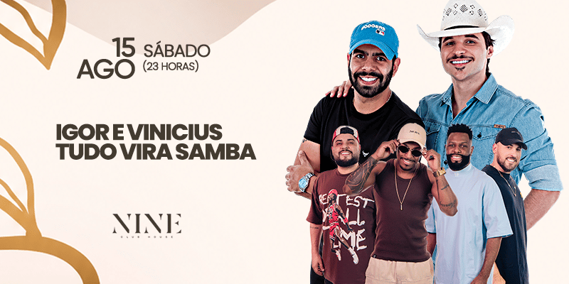 Nine sábado - 15/08