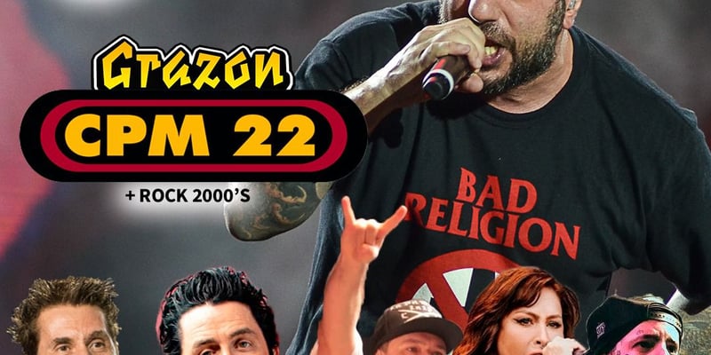 Especial CPM 22 + Rock 2000’s com Banda Grazon