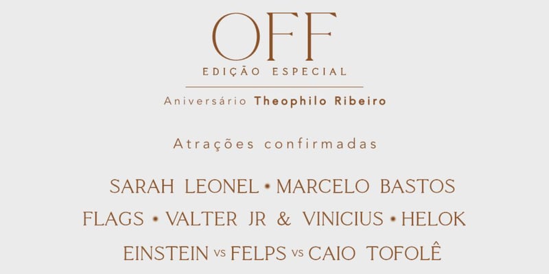Off Edição Especial Aniversario Theophilo Ribeiro