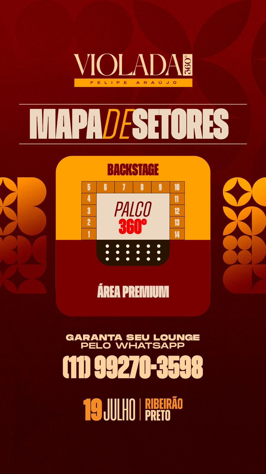Mapa do evento