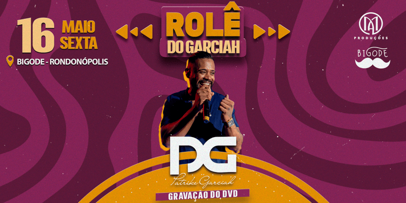 Gravação DVD rolê do Garciah - Patrike Garciah