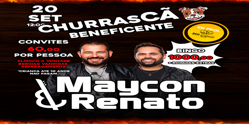 CHURRASCÃO da SOS Animais 