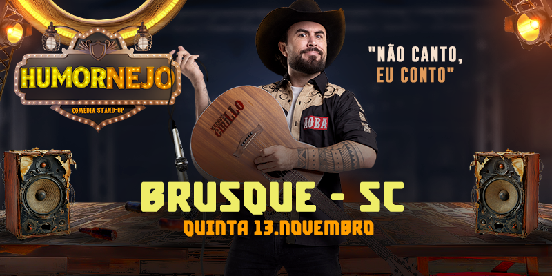 MARCUS CIRILLO em BRUSQUE - SC (Show Novo)
