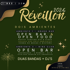 REVÉILLON 2026 - COMPLEXO ARADO | NINE SPACE