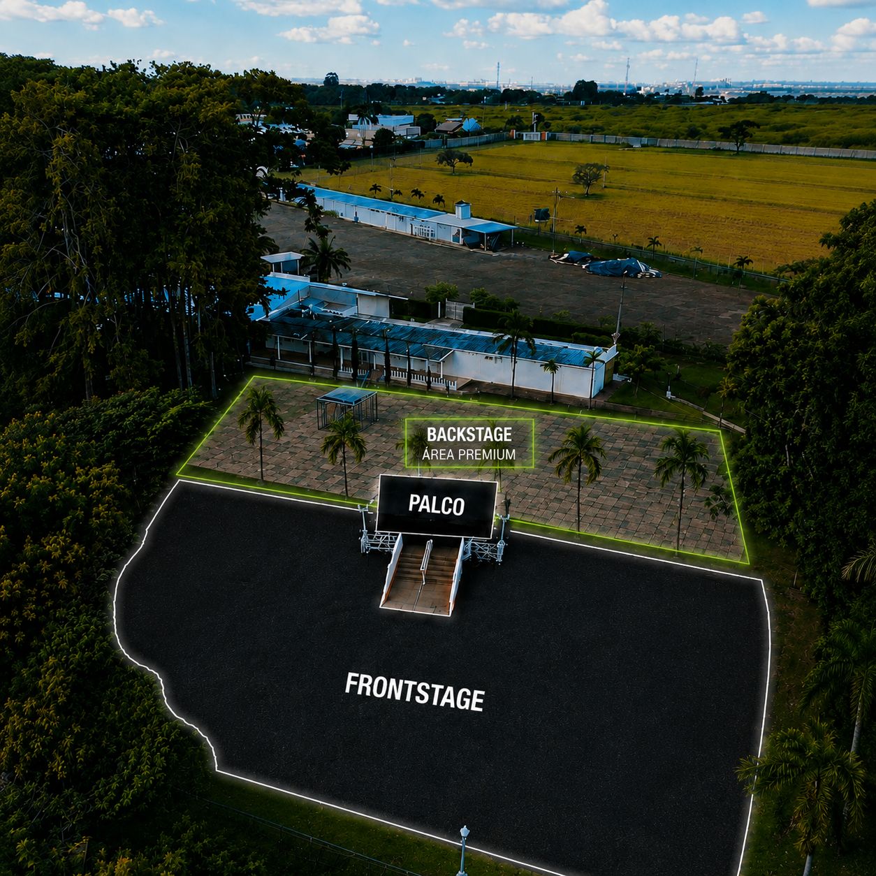 Mapa do evento