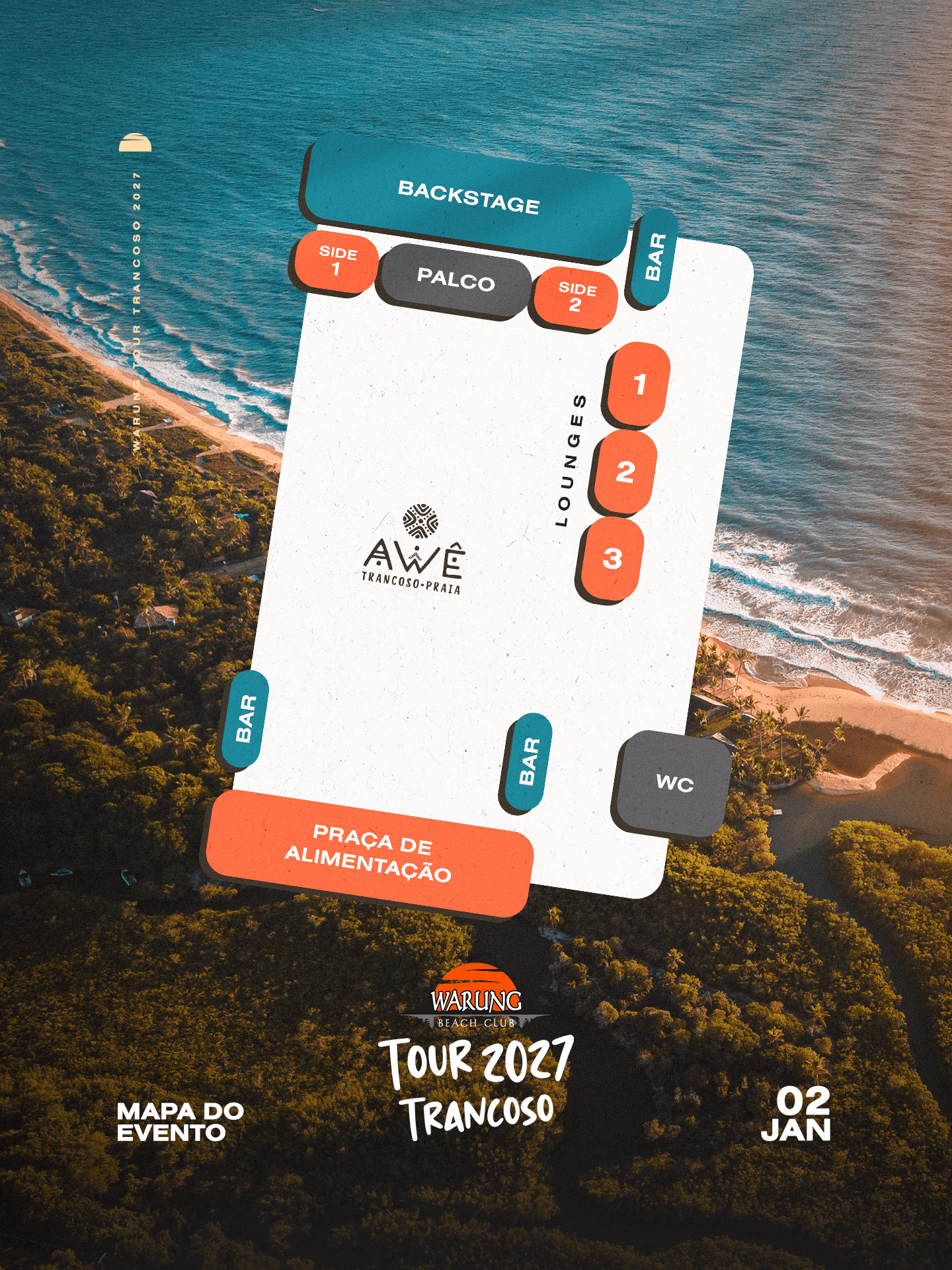 Mapa do evento