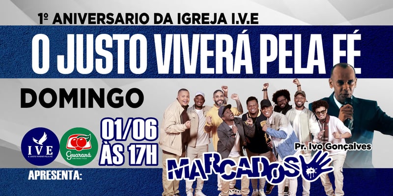 1 aniversario igreja Visão do Evangelho 01/06