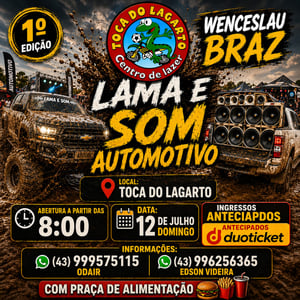 Wenceslau braz lama e som automotivo