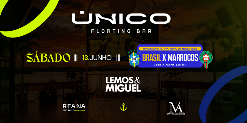 Jogo do Brasil 13/06 unico Florting Bar