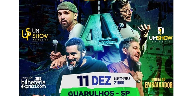 4 Amigos em Guarulhos - Novo Show