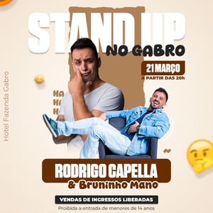 Gabro Comedy Night – Bruninho Mano e Rodrigo Capella