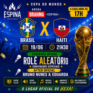 Arena Brahma Espina | Brasil x Haiti + Rolê Aleatório + Bruno Nunes & Eduarda