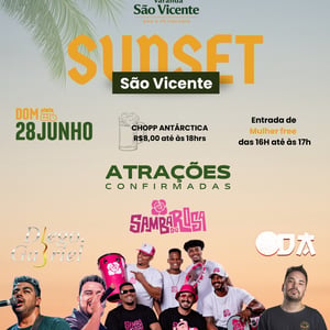 Sunset São Vicente - 28/06