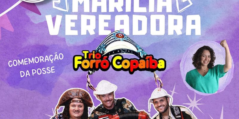 Forró de Posse da Marília com Trio Copaíba 