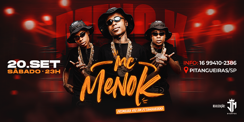 MC Meno K Ao Vivo em Pitangueiras