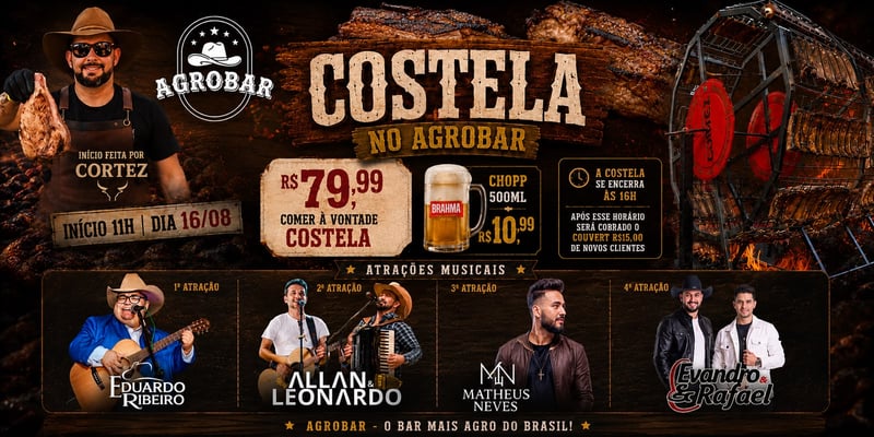 Costela no Agrobar