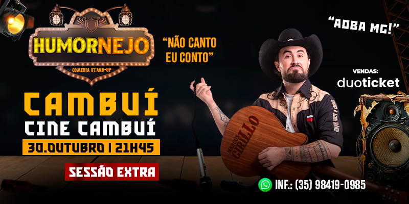 MARCUS CIRILLO em CAMBUÍ - MG (SESSÃO EXTRA)