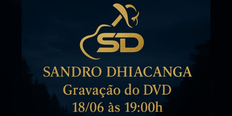 Gravação DVD Sandro Dhiacanga