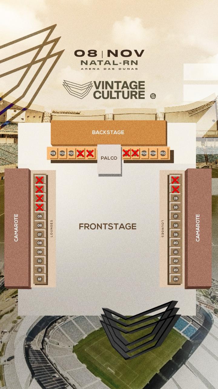 Mapa do evento
