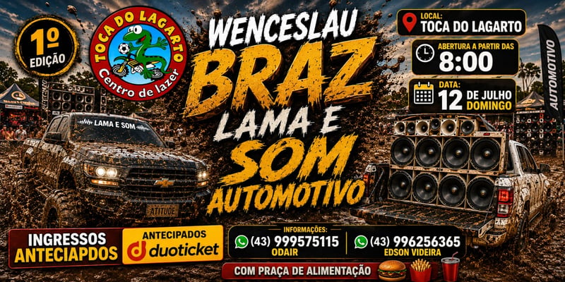 Wenceslau braz lama e som automotivo