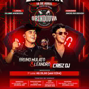 Esquenta - 47° Festa de Peão Orindiuva