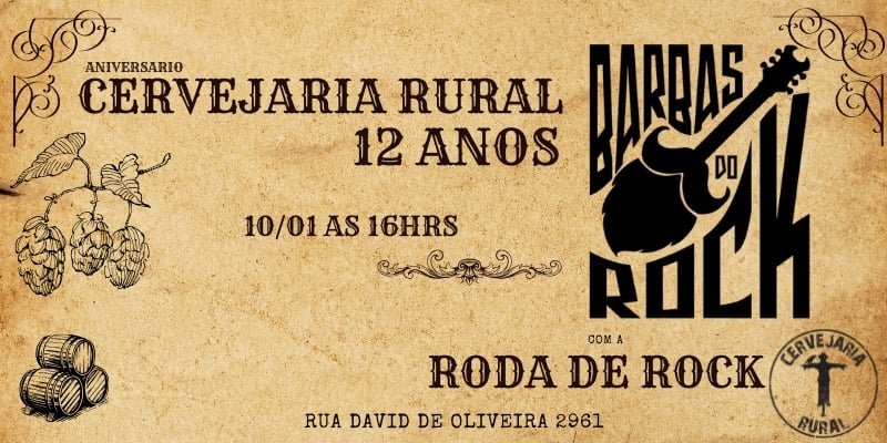 Aniversário de 12 Anos Cervejaria Rural