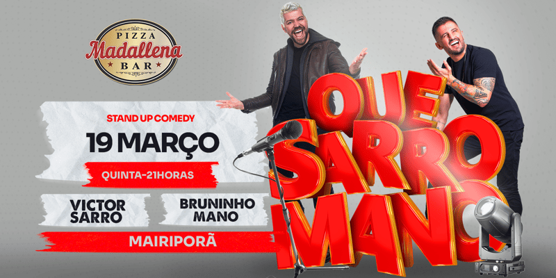 QUE SARRO MANO EM MAIRIPORÃ