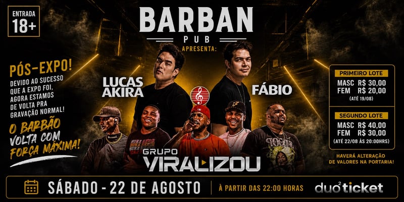 LUCAS AKIRA E FABIO E VIRALIZOU
