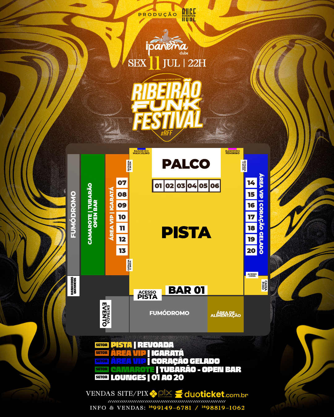 Mapa do evento