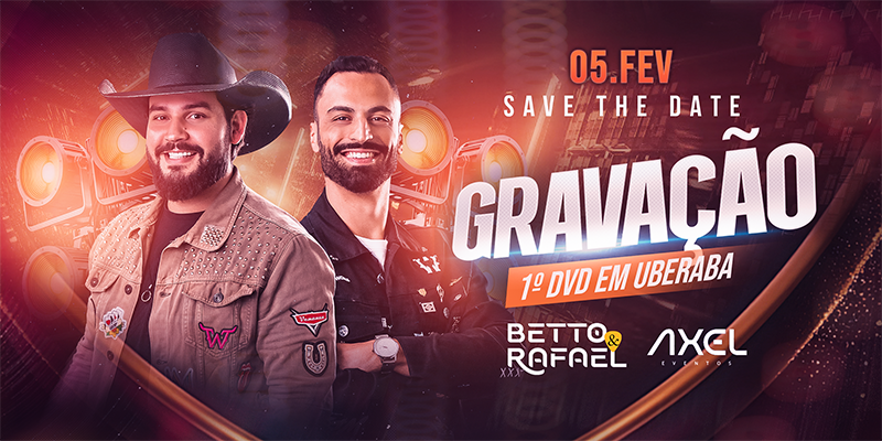 Gravacao DVD Betto e Rafael