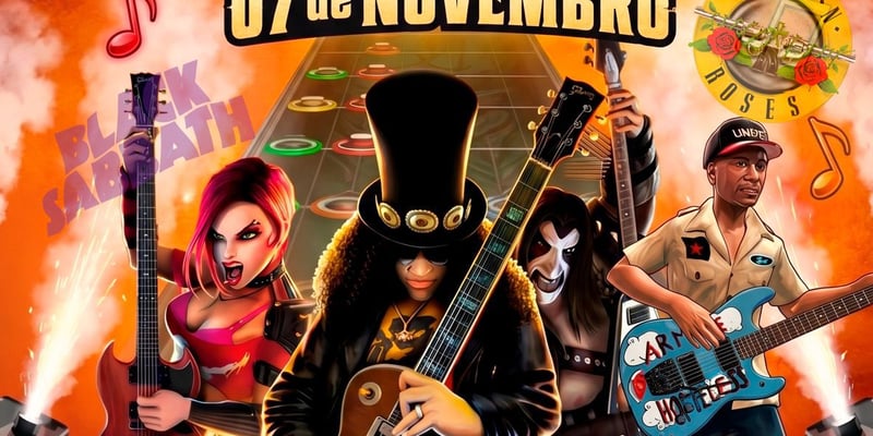 Especial Guitar Hero com Banda Discord