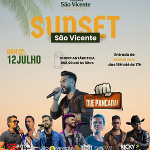 Sunset São Vicente - 12/07