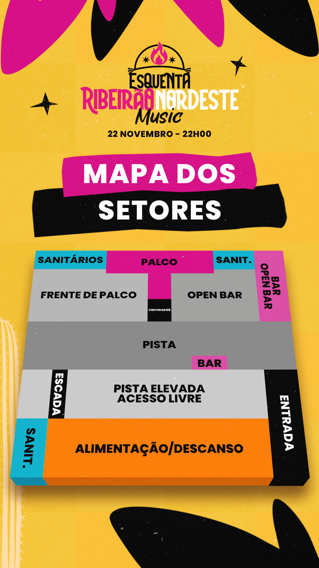 Mapa do evento