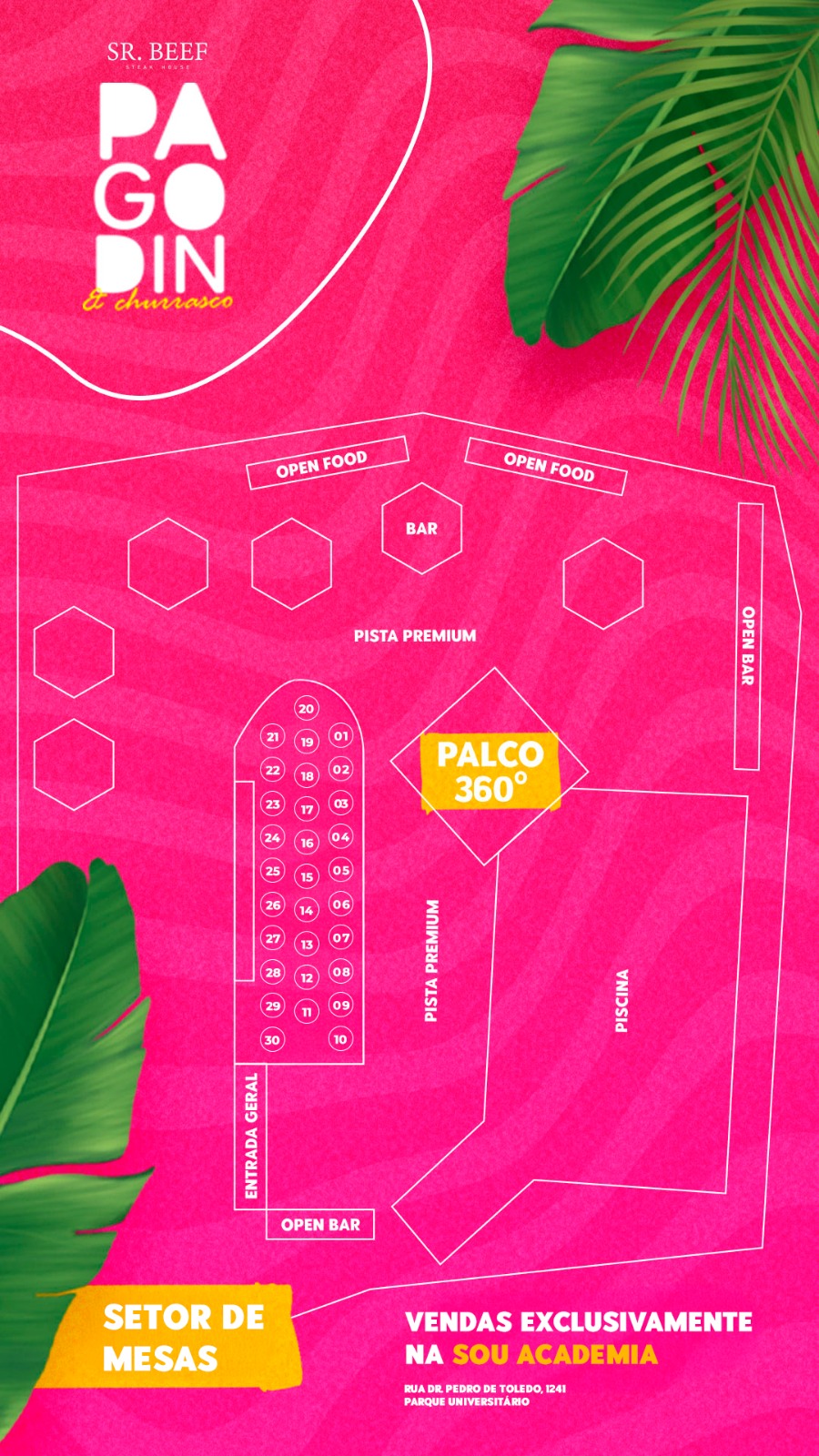 Mapa do evento