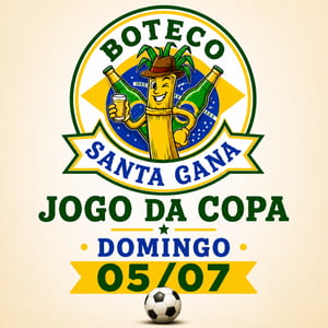 Boteco Santa Cana - Jogo da Copa-  05/07