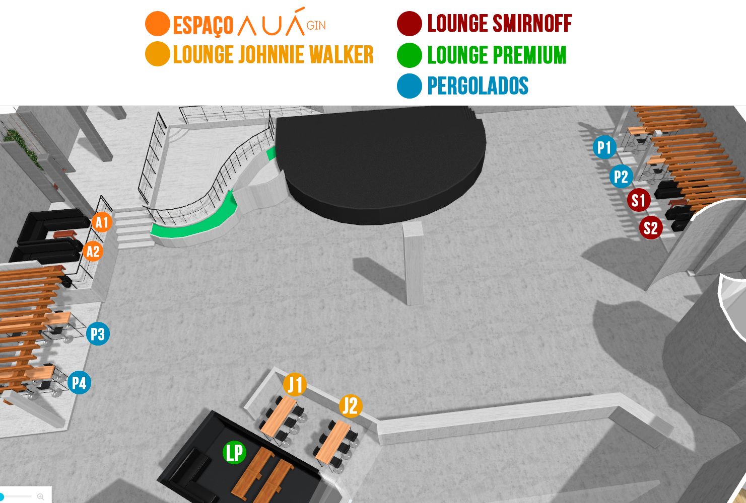 Mapa do evento